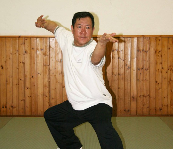Maestro Yang Lin Sheng - Taiji Quan Chen - Jin gang dao dui, pestare nel mortaio