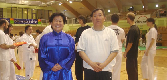 Il Maestro Yang Lin Sheng e la Maestra Liu Chun Yan a Kranjska Gora